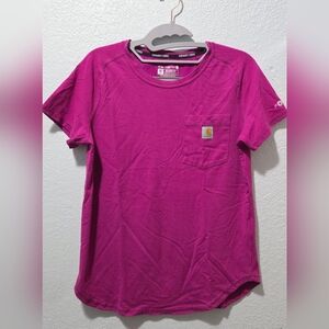Carhartt Magenta Pocket Tee